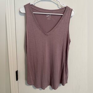 Maurices Purple V-Neck Tank Top